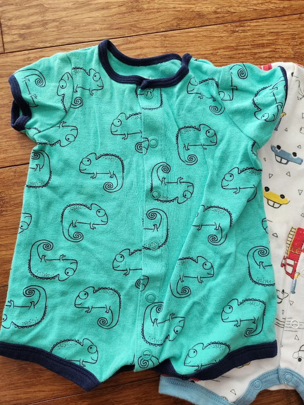 Set Of 5 Baby Boys One Piece Short Sleeve Shorts Romper Summer Outfits, 3 Months